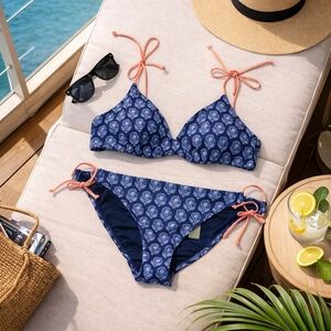 J🌊 Hybrid Listing — J.Crew Printed Bikini Set (NWT) Size 2X